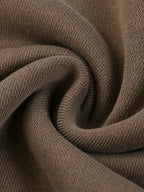 Snow Washed Tape Raw Edge Hoodie