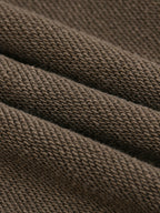 Snow Washed Tape Raw Edge Hoodie