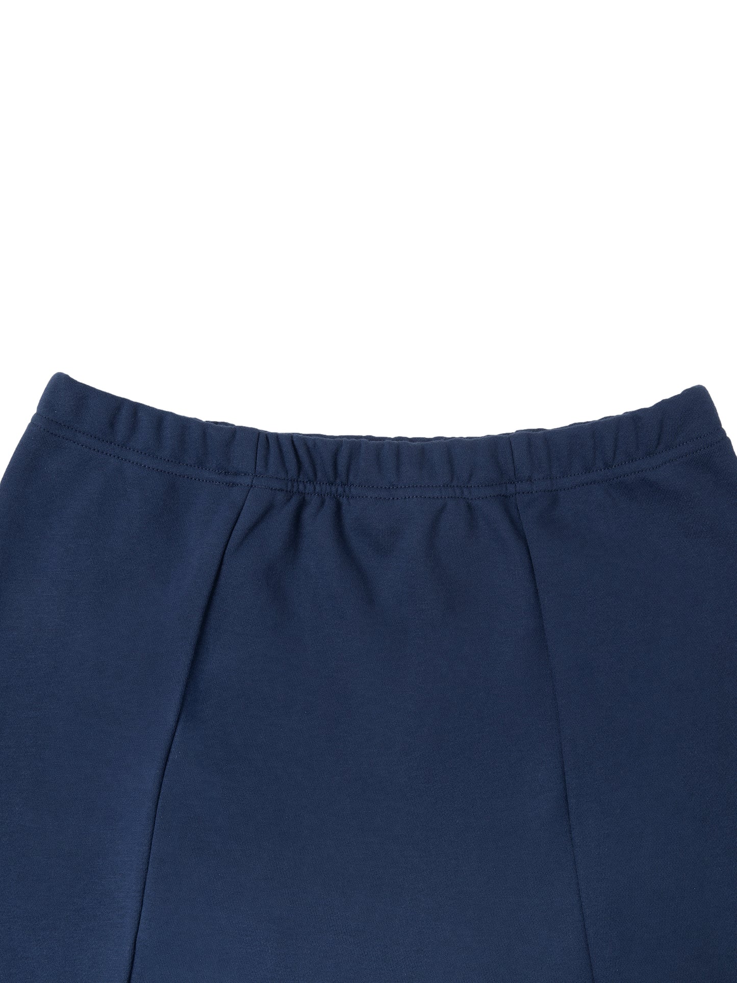 Contrast Side Stripe Slit Skirt