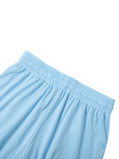 Mesh Drawstring Shorts