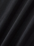 Contrast Collar Striped Cropped Jersey