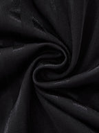 Contrast Collar Striped Cropped Jersey