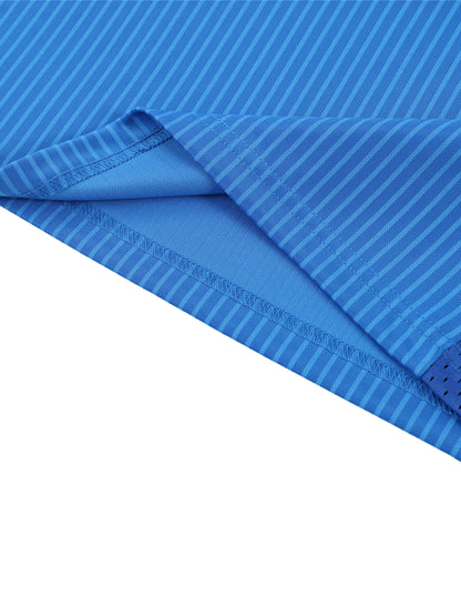 Striped V-Neck Soccer Jersey