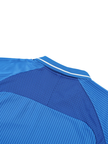 Striped V-Neck Soccer Jersey