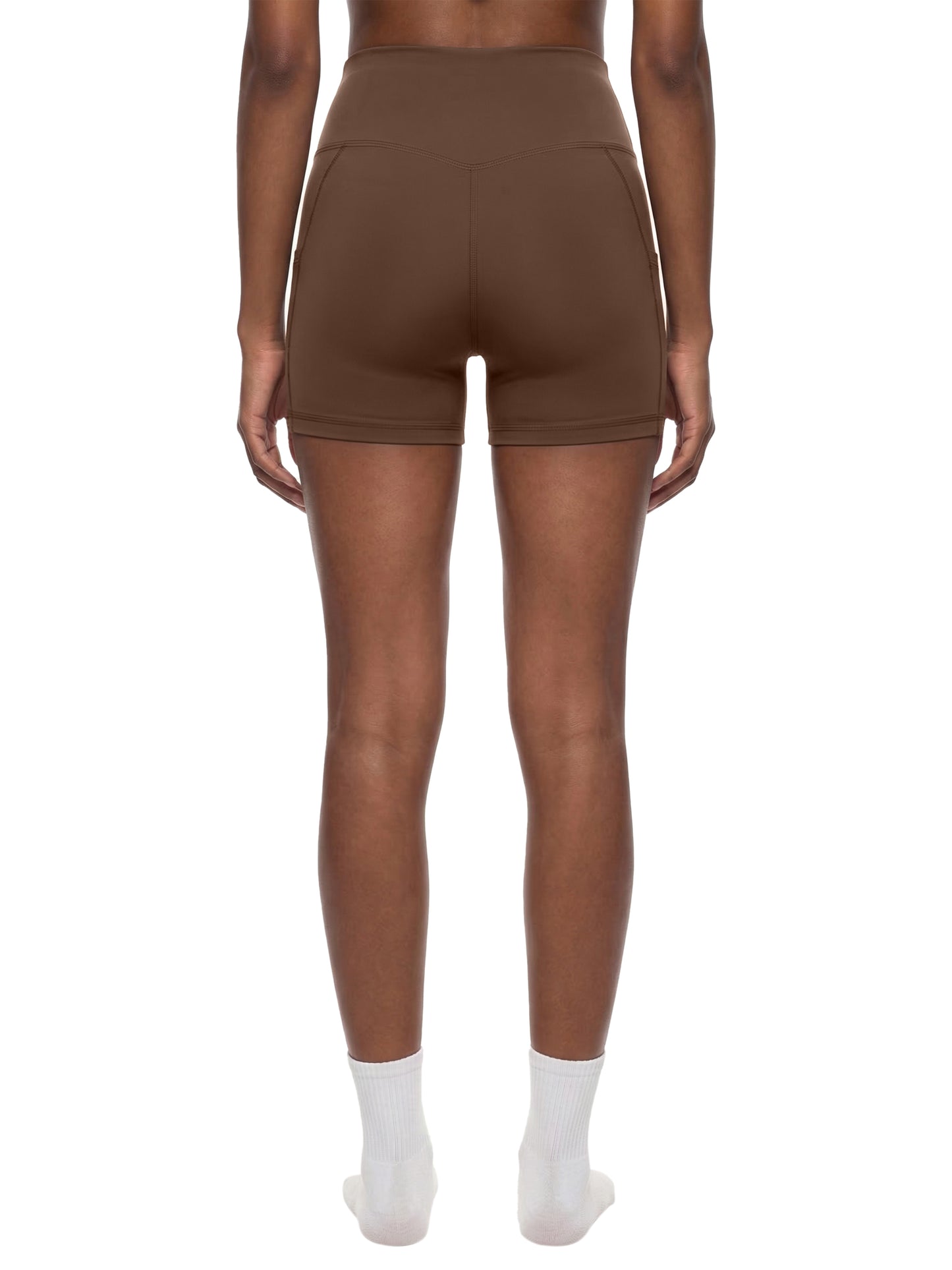 Women's High-Waisted Pocket Biker Shorts