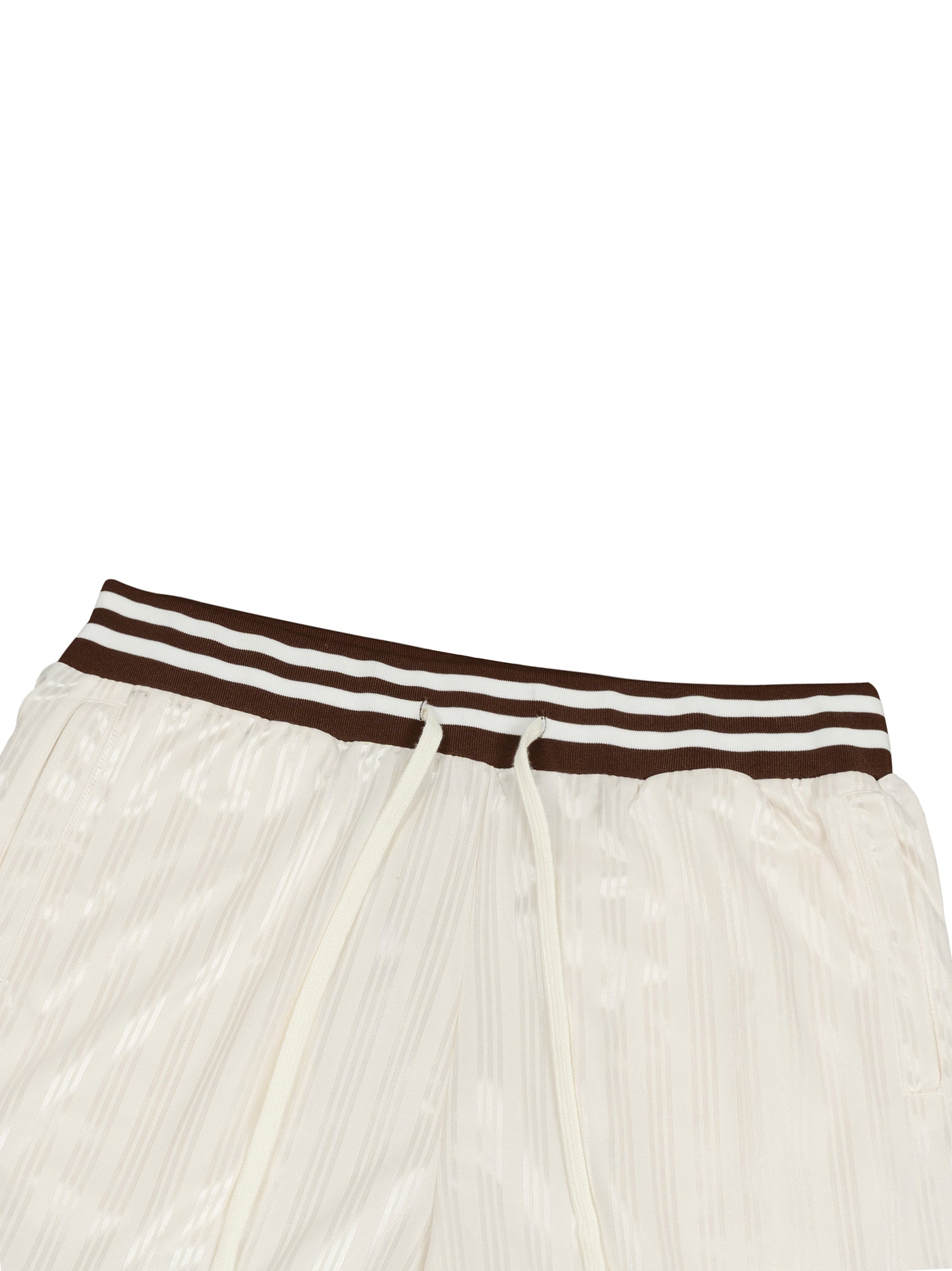 Unisex Striped Drawstring Shorts