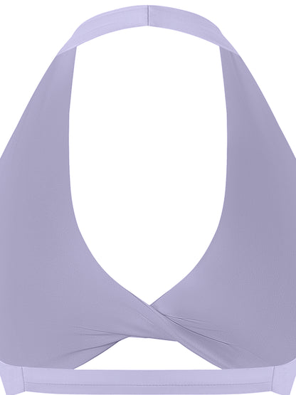 Women's Pleated Halter Sports Bra