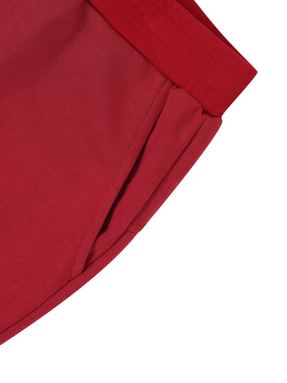 Women's Retro Contrast Binding Shorts