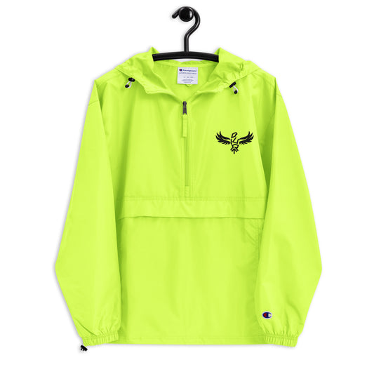Highlighter Embroidered  Packable Jacket